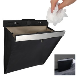 RechargePlus Car Trash Can Vehicle Trash Can Slim Large Hook with 15 Bags Included