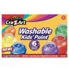 Cra-Z-Art Glitter Washable Kid's Paint 2oz 6 Color Set