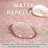 Popkozzi Blush Pink Shower Curtain: 84 Inch Glitter Sparkle Bling