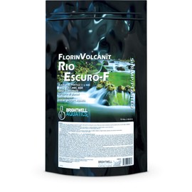 Brightwell Aquatics FlorinVolcanit Rio Escuro-F - Fine Black Volcanic Ash Substrate for Freshwater Shrimp, 15 lbs