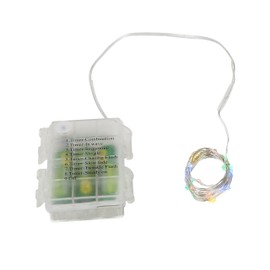 Set of 2 Twinkle Fairy Micro Lights Strands WitTwinkle Fairy String Lights Strands With 20 LEDs,Timer, Battery operated For Easter, Garden, Home, Wedding, Party, Christmas Decoration(Set (Multi Color)