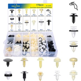 OAUTOO 170pcs Door Interior Trim Panel Retainer Clips Assortment for Ford Lincoln Mercury