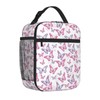 Butterfly Insulated Lunch Bag,Kids Lunch Box For Girls Boys Teen,Kid