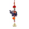 Elephant Gifts - Fair Trade Hanging Elephant with Bell by Ethical Roots Elephant Gifts - Hand Crafted and Ethically Sourced