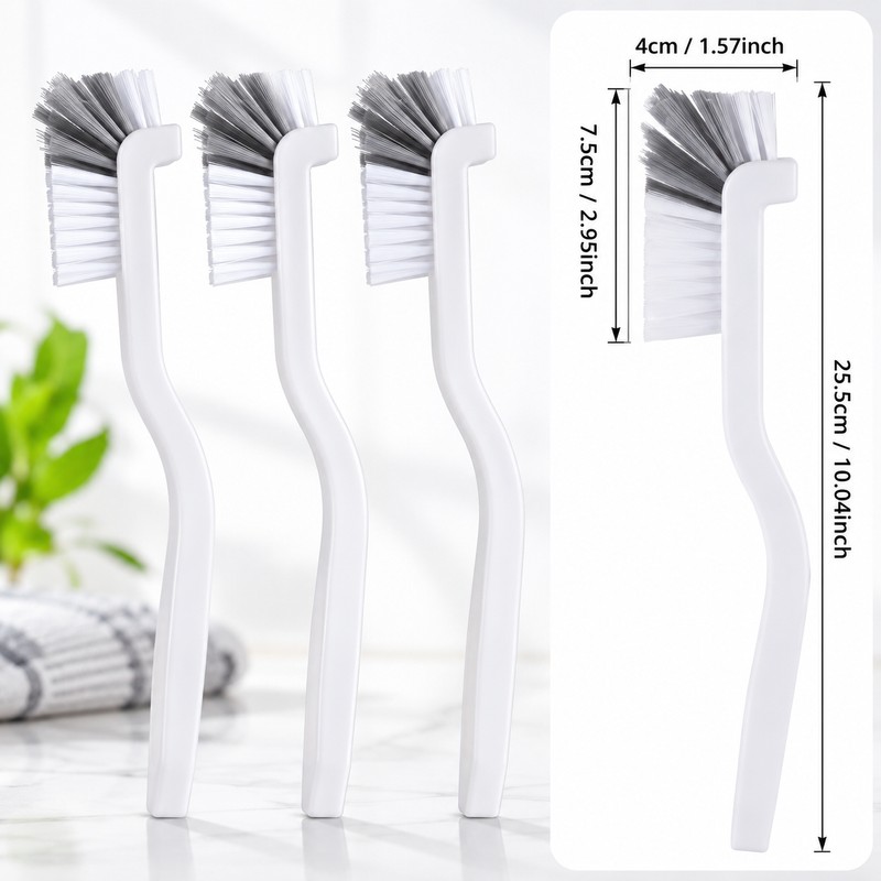3 Pcs Long Handle Cleaning Brush for Tight Spaces –