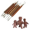 COMIART CREATE COLOR LIFE 6Pcs Carving Clay Sculpting Hand Chisel