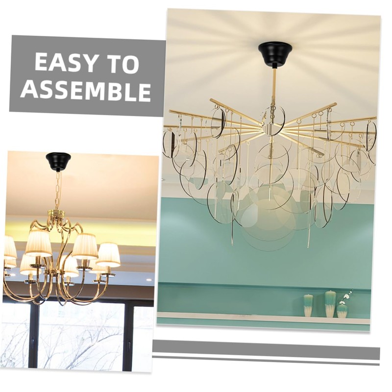 OSALADI 4pcs Chandelier Ceiling Tray Light Mounting Kit Ceiling Light