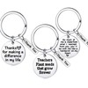 Teacher Appreciation Gift for Women, 3PCs Teacher Keychain Set, Jewelry