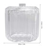 Cotton Swab Holder with Lid Clear Dust Proof Waterproof 3
