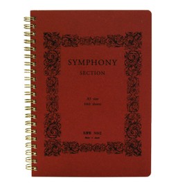 ライフ Life Symphony Notebook, Grid, A5, N92