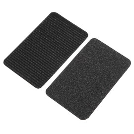 VOCOSTE Hair Closure Bangs Hair Closure Sticker Square Hair Clip Face Wash Makeup for Women Black 2pcs