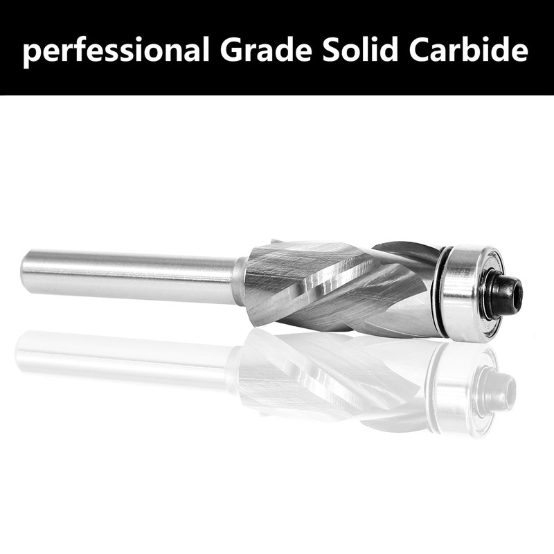 Akylin Compression Spiral Flush Trim Router Bits 1/4 Inch Shank,