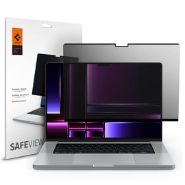 Spigen SafeView Privacy Filter Screen Protector for MacBook Pro 16 inch (M4 / M3 / M2 / M1 series)