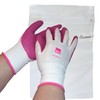 Medi textile gloves for easy putting on compression socks, including