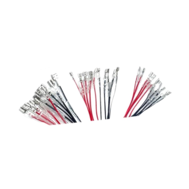 Ronyme 30 Pieces Female Spade Speaker Wire Connector with Insulating