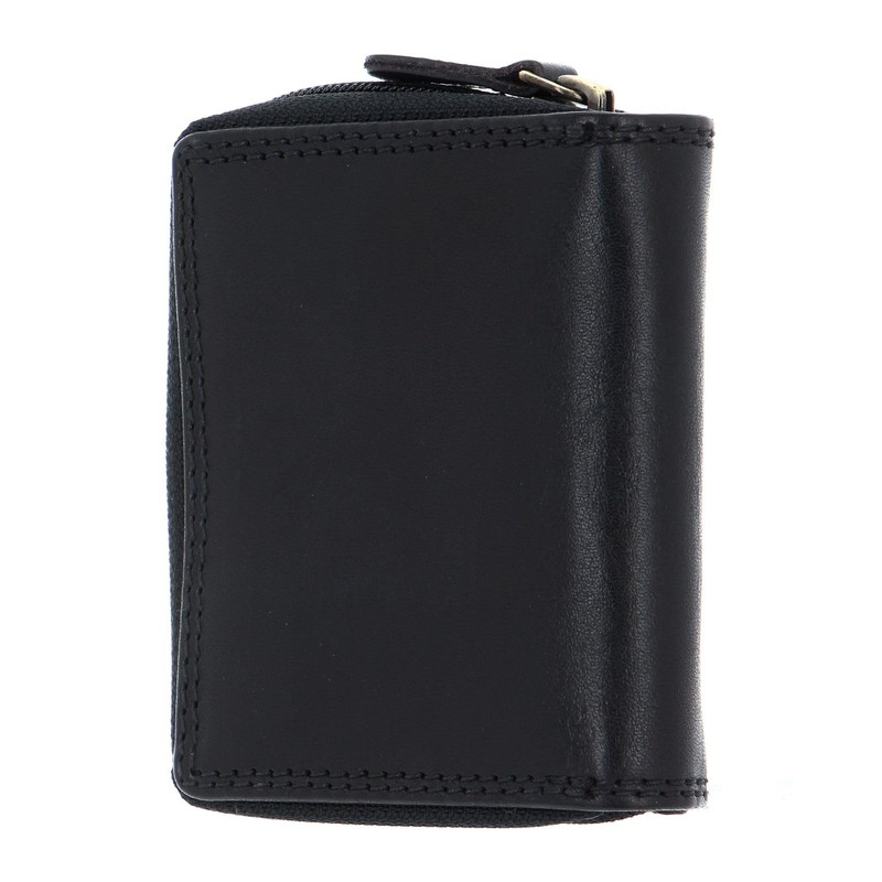 Chiemsee Leather Wallet Black, black, Minimalist