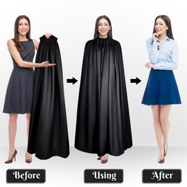 Chuarry Portable Changing Room Thick Changing Cover ups Instant Privacy Shelters Lightproof Beach Dressing Cover for Camping (1.4m)