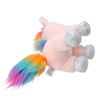 Depesche 12278 Ylvi Cuddly Toy Unicorn in Pink with Rainbow