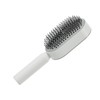 Cushion Hair Brush Self Cleaning Scalp Massage Rounded Comb Teeth