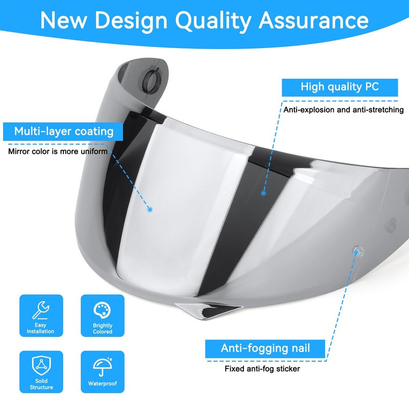 RIDLOG HJ-34P Visor C10 Helmet Visor HJC-C10 Motorcycle Helmet Visor