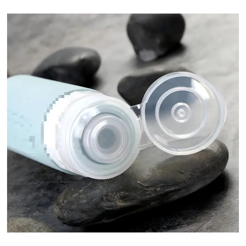 Botellas De Kit De Viaje Portátiles Contenedores Silicona