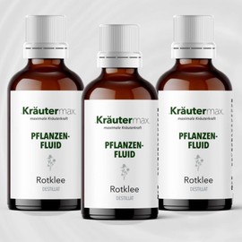 Red Clover Drops Herb Extract Liquid High Dose Vegan 3 x 50 ml