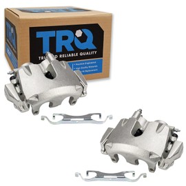 TRQ Front Brake Caliper Set Compatible with 2011-2019 Dodge Durango Jeep Grand Cherokee