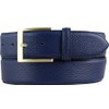 BELTINGER Men's Belt Made of Grained Leather with Quilted Seam,