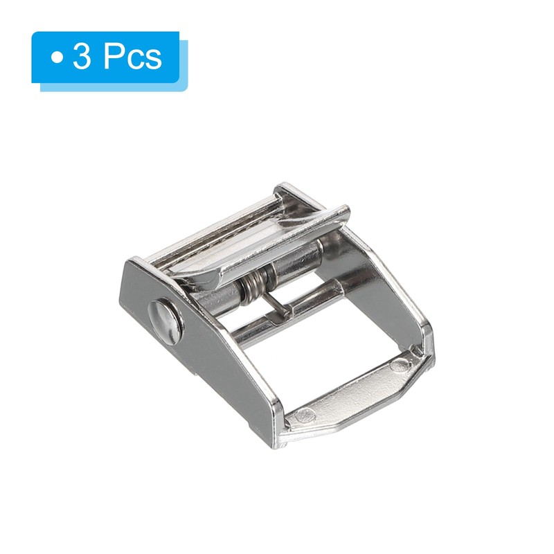 PATIKIL Cam Buckle, 3 Pack Metal Press Lock Fasteners 1.77"