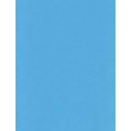 A4 Coloured Papers 80gsm Arts Craft Sheets Bright Pastel Neon Laser Inkjet Printers 100 Sheets (Bright Blue)