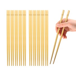 9.5 Inch X 10 Pairs Chopsticks,Reusable,Simplea and Minimalistic Design,More Size Choices 7"/9.5"/12"