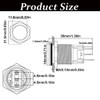 Self-locking Push Button Switch, Waterproof Pre-wired Push Starter Switch with