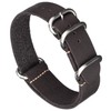 Benchmark Basics Leather Watch Band - Zulu Crazy Horse Oiled