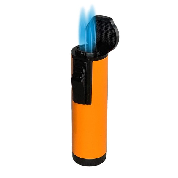 Visol Hades Triple Flame Torch Cigar Lighter (Orange)