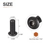DTGN 10pcs 3/8-16x1" Button Head Socket Cap Screw Machine Carbon
