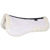 Equinate Sidney Padded Saddle Pad with Synthetic Lambskin Horse Pony