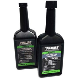 SENECA Marine Yamaha Yamalube Boat & Outboard Fuel Treatment Combo Kit - 1 - ACC-RNGFR-PL-12 Ring Free Plus Fuel Additive & 1- ACC-FSTAB-PL-12 Fuel Stabilizer Plus