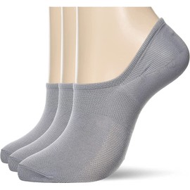 Okamoto Kokopita Sneakers Socks, Summer Mesh, Deodorizing, Prevents Stuffiness, Odor, 3 Pairs / 6 Pairs, L Grey