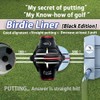 BIRDIE79 Birdie Liner Black Golf Ball Marker Alignment Tool Kit