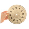 Operitacx 2pcs DIY Clock Dial Replacement Reusable Aluminum Round Dial