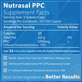 Nutrasal PhosChol, 900mg – 100 Gel Capsules