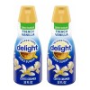 2 Botes Crema Delight 946ml Cu French Vainilla Zero Azucar