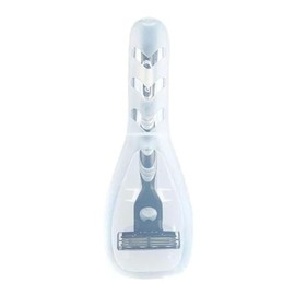 Transparent Portable Travel Men Manual Razor Protector Plastic Box Cover Container Storage Shaver Holder Protector Case Organizer Electric Shavers Shave and Hair Removal,Plastic Safe