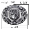 Norse Viking Bear Head Belt Buckle for Men - Punk