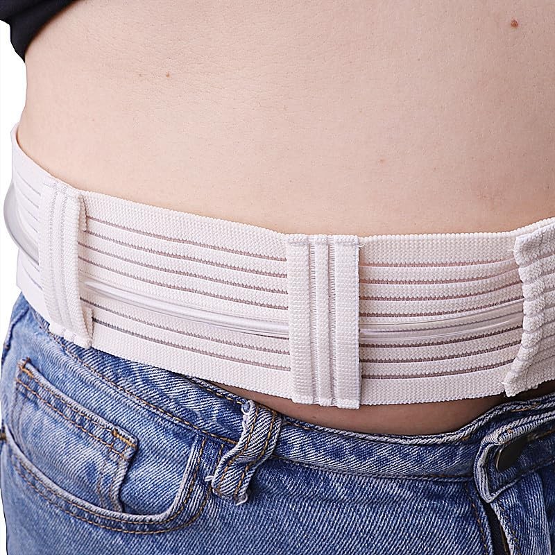 Faja para Dialisis Peritonal Cinturon Protector Cateter Conducto postoperatorio abdominal