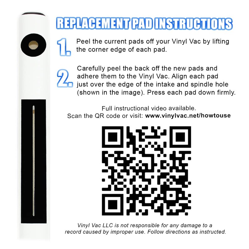 Vinyl Vac 33 & Vinyl Vac 33 Combo Replacement Pad