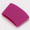 uxcell Silicone Nonslip Glass Bottle Mug Cup Sleeve Protector Cover
