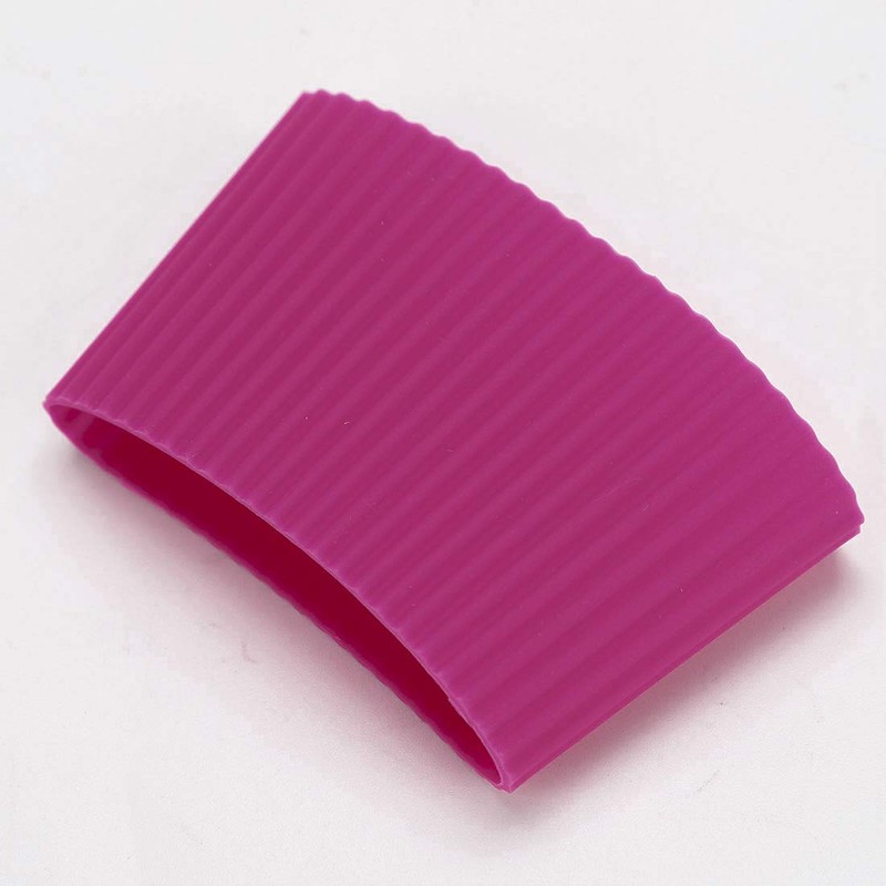 uxcell Silicone Nonslip Glass Bottle Mug Cup Sleeve Protector Cover