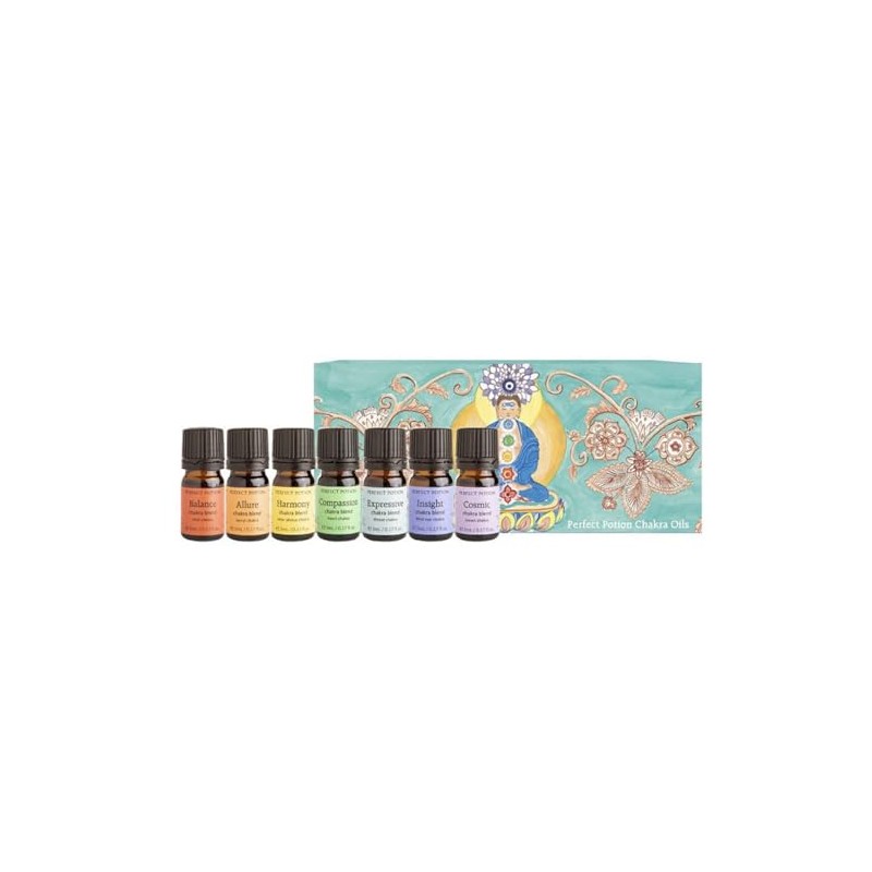 Perfect Potion Perfect Potion Chakra Oil Kit (Pack of 7)