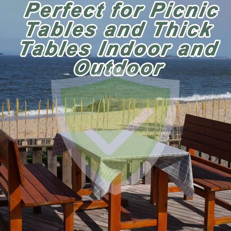 Bertork Invisible Tablecloth Clips - Secure Your Tablecloth with Hidden